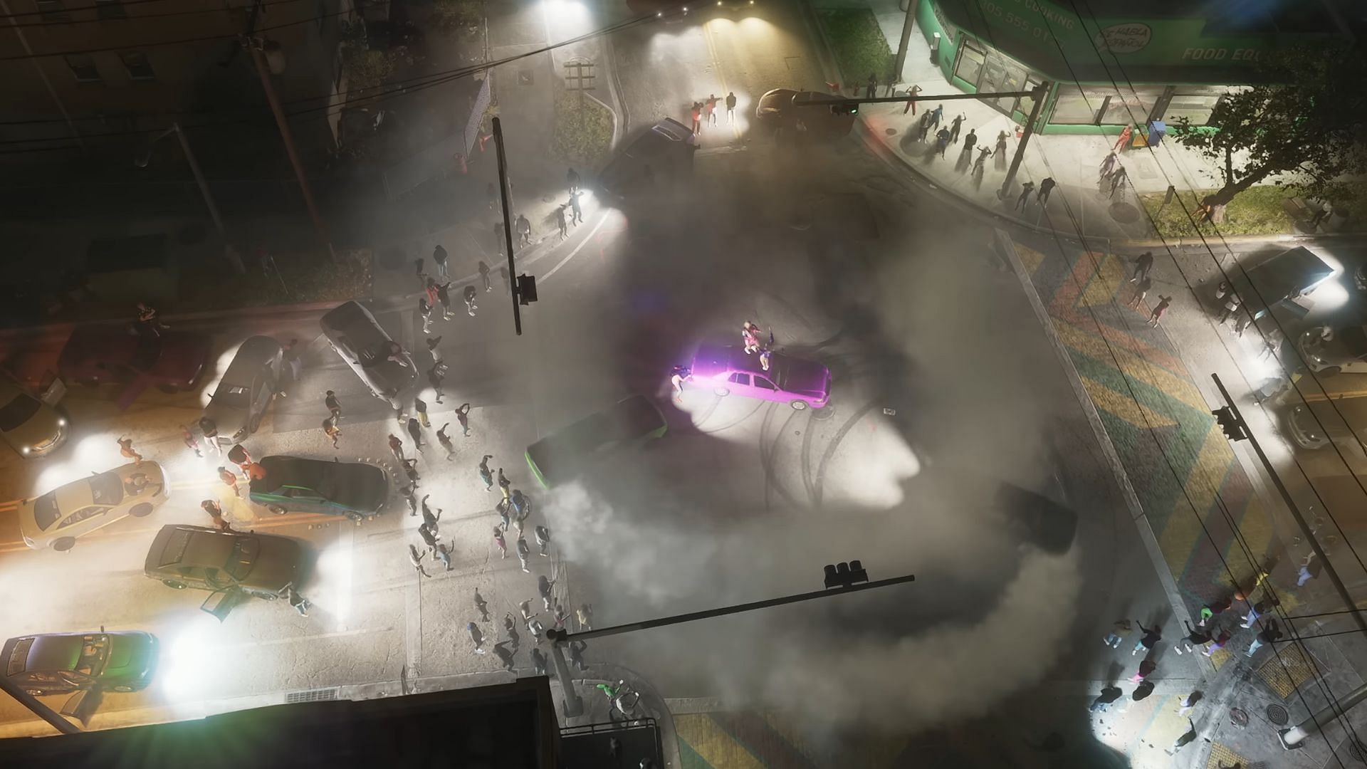 A car meet in GTA 6 (Image via Rockstar Games)